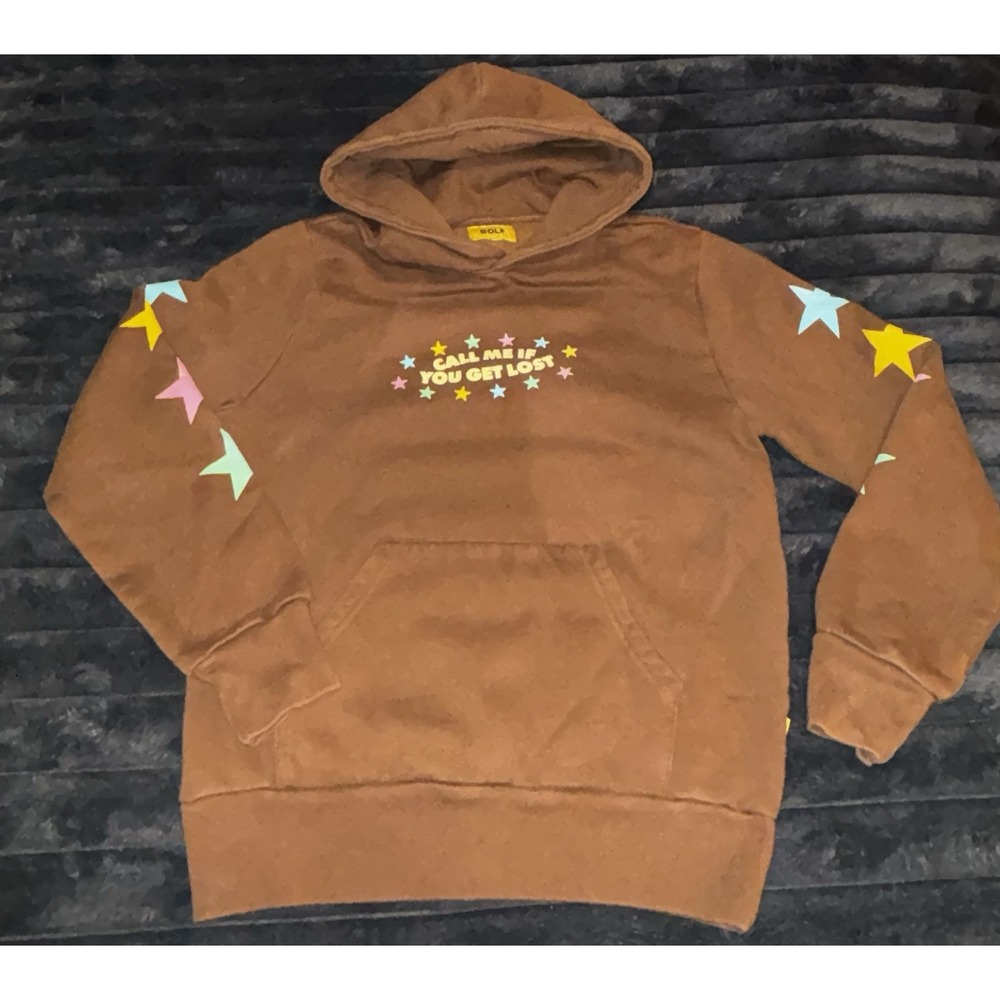 Tyler The Creator Call Me If You Get Lost Tour Hoodie Men's XS Brown